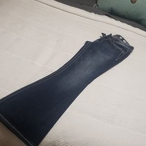 Miss Me Size 27 Dark Flare Jeans